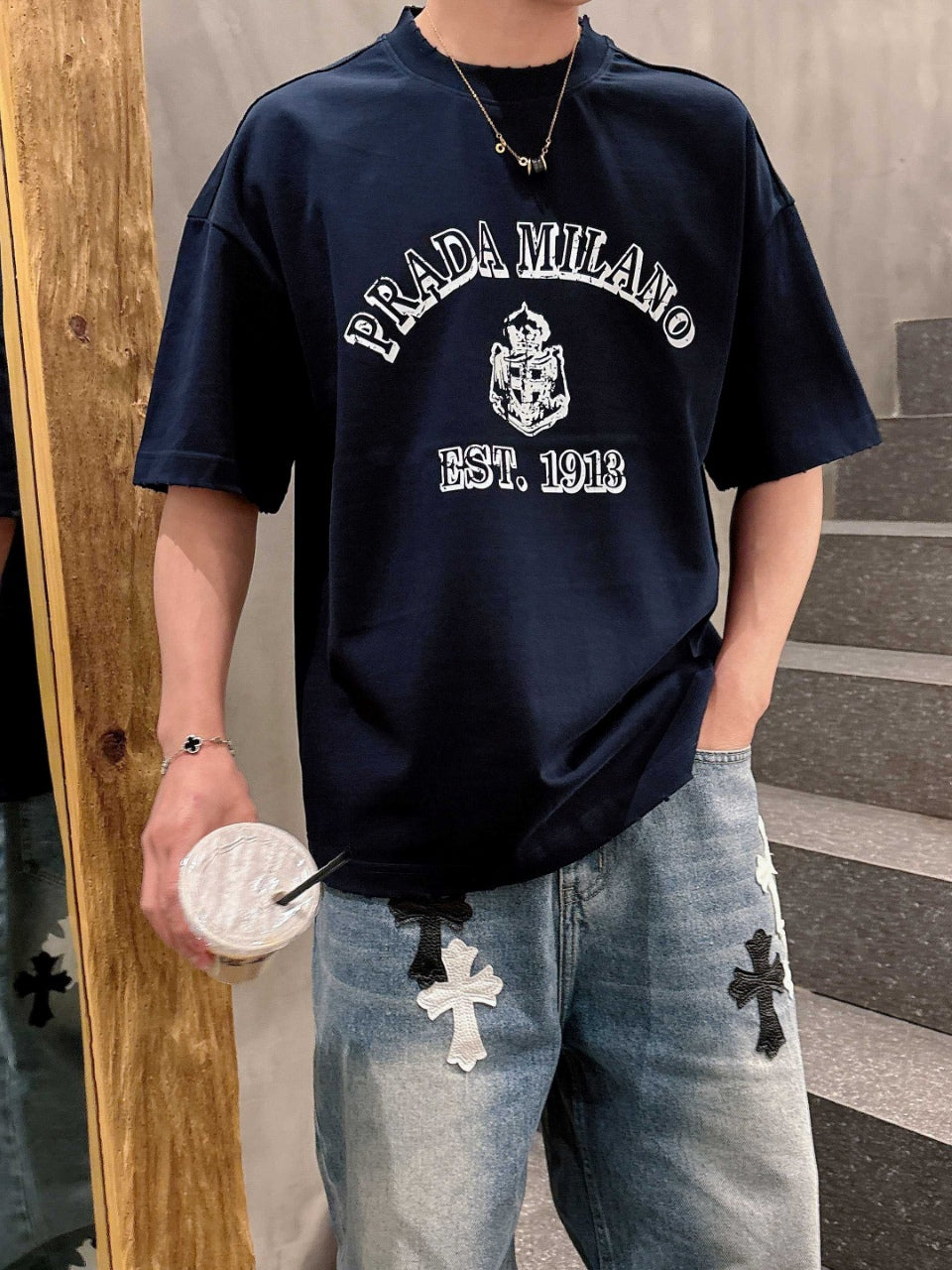 LuxluxHouse Best Quality Clothes T-shirt Prada