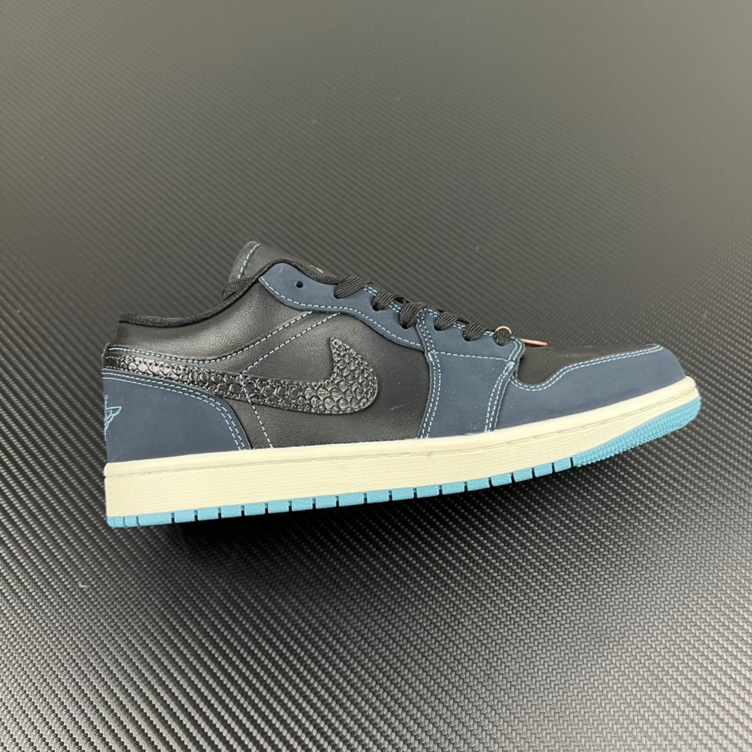 DT Batch-Air Jordan 1 Low “Black blue”