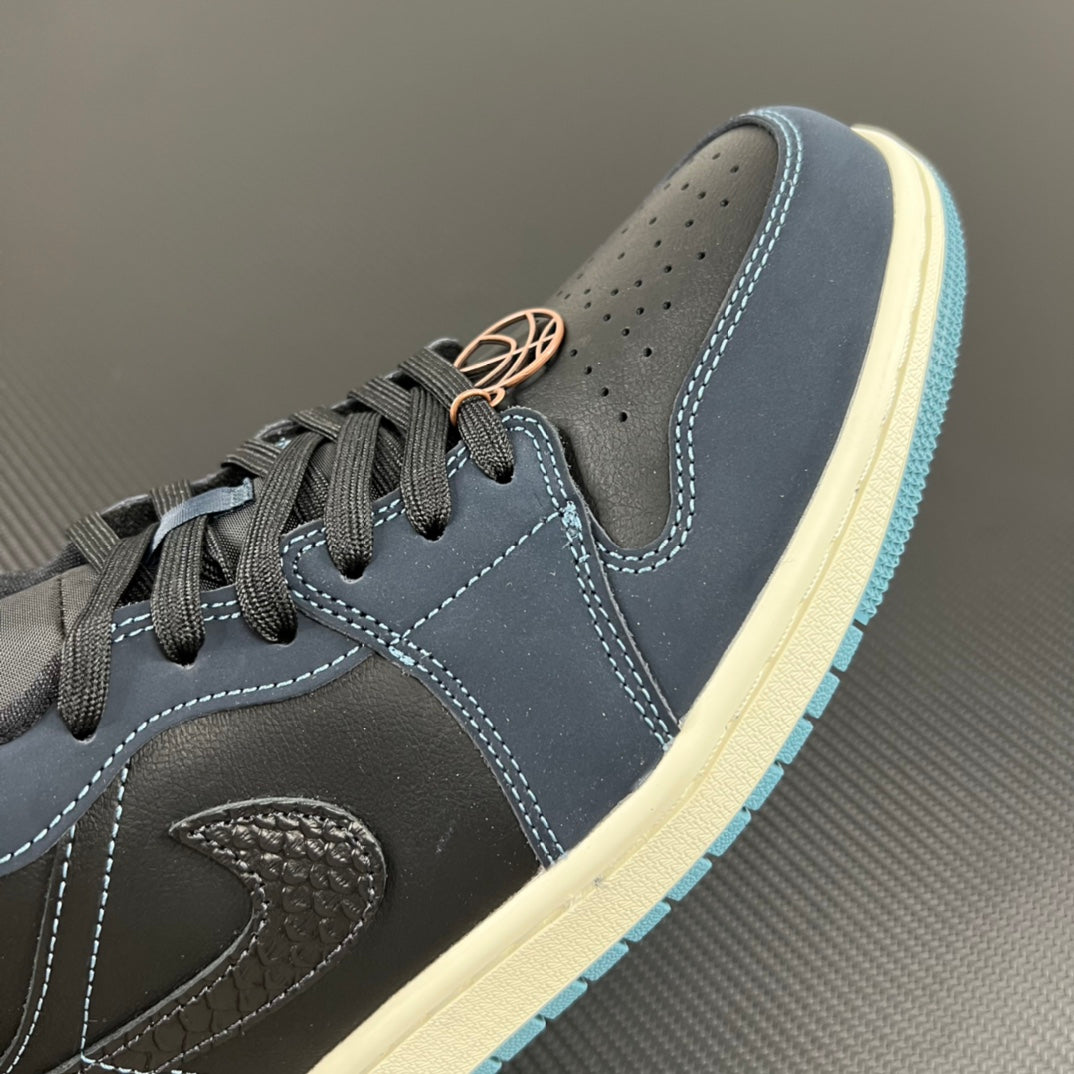 DT Batch-Air Jordan 1 Low “Black blue”