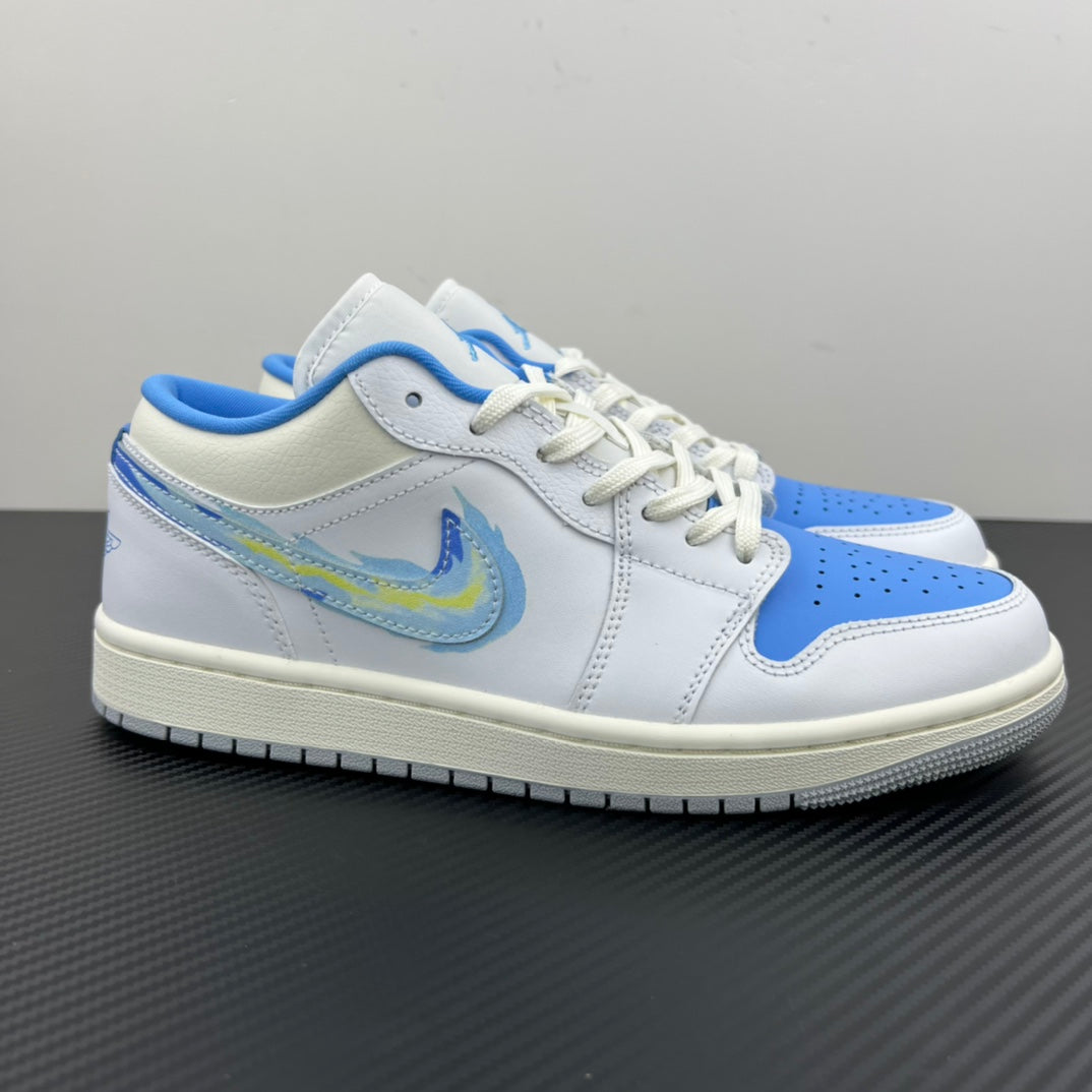 DT Batch-Air Jordan 1 Low “Blue Flame”