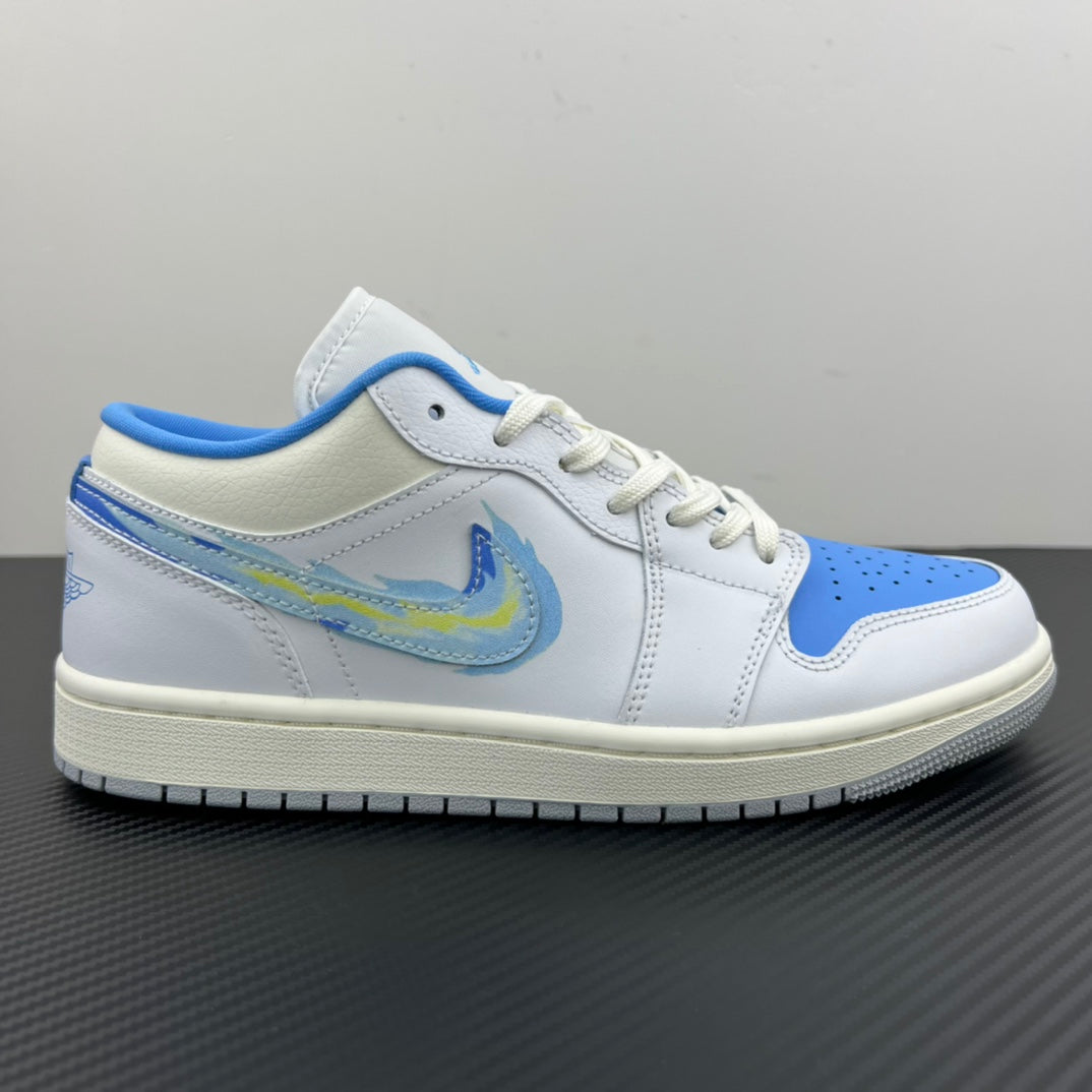 DT Batch-Air Jordan 1 Low “Blue Flame”