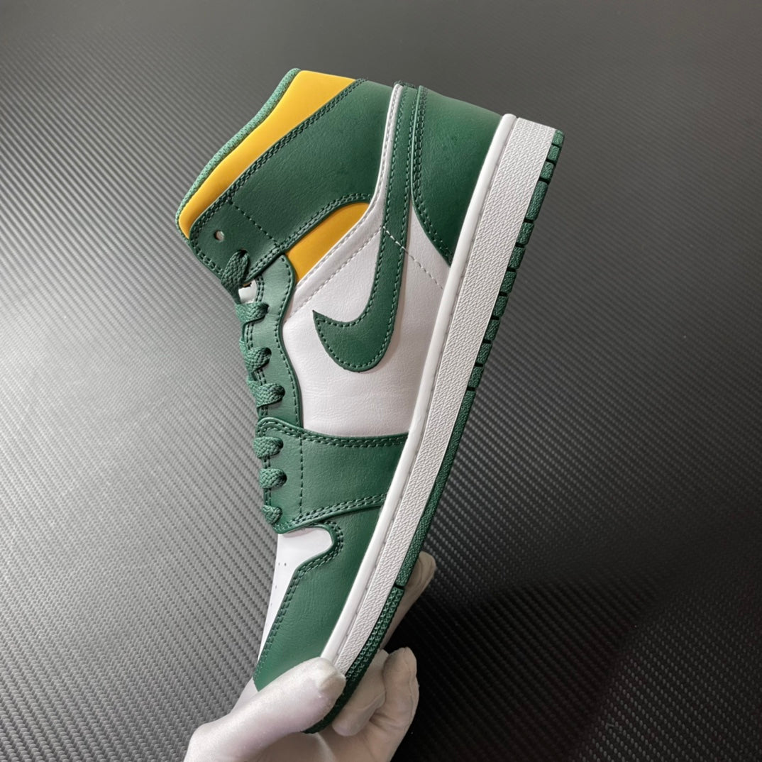 DT Batch-Air Jordan 1 Mid “Green Yellow”