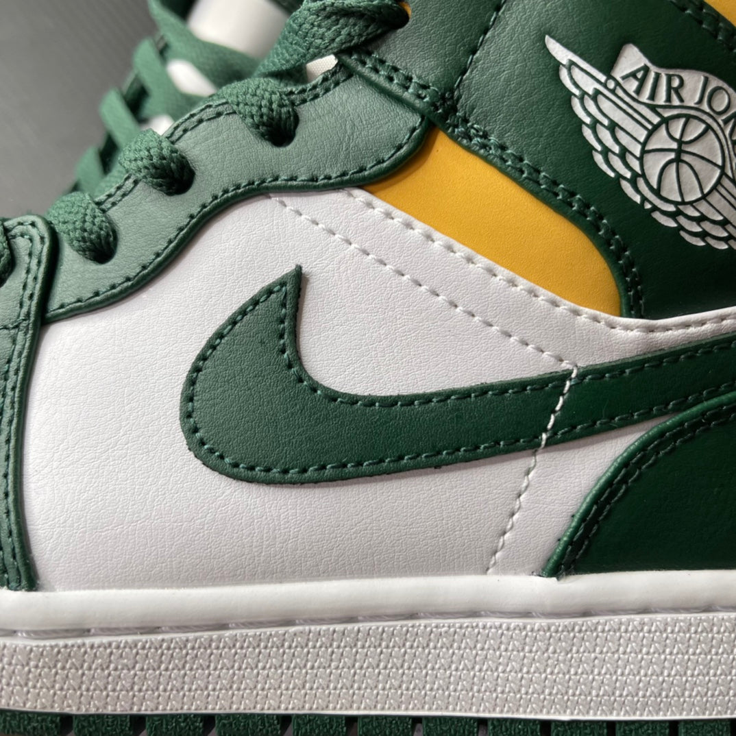 DT Batch-Air Jordan 1 Mid “Green Yellow”