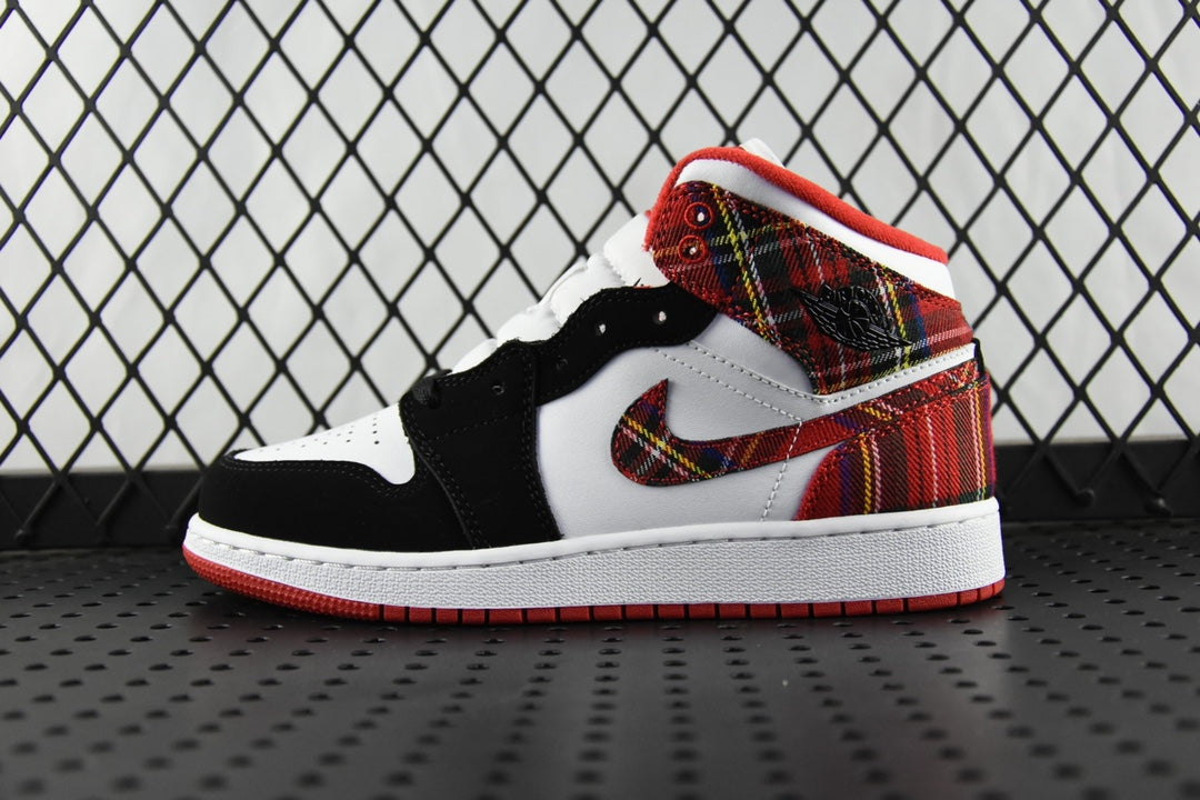 DT Batch-Air Jordan 1 Mid “White Plaid”