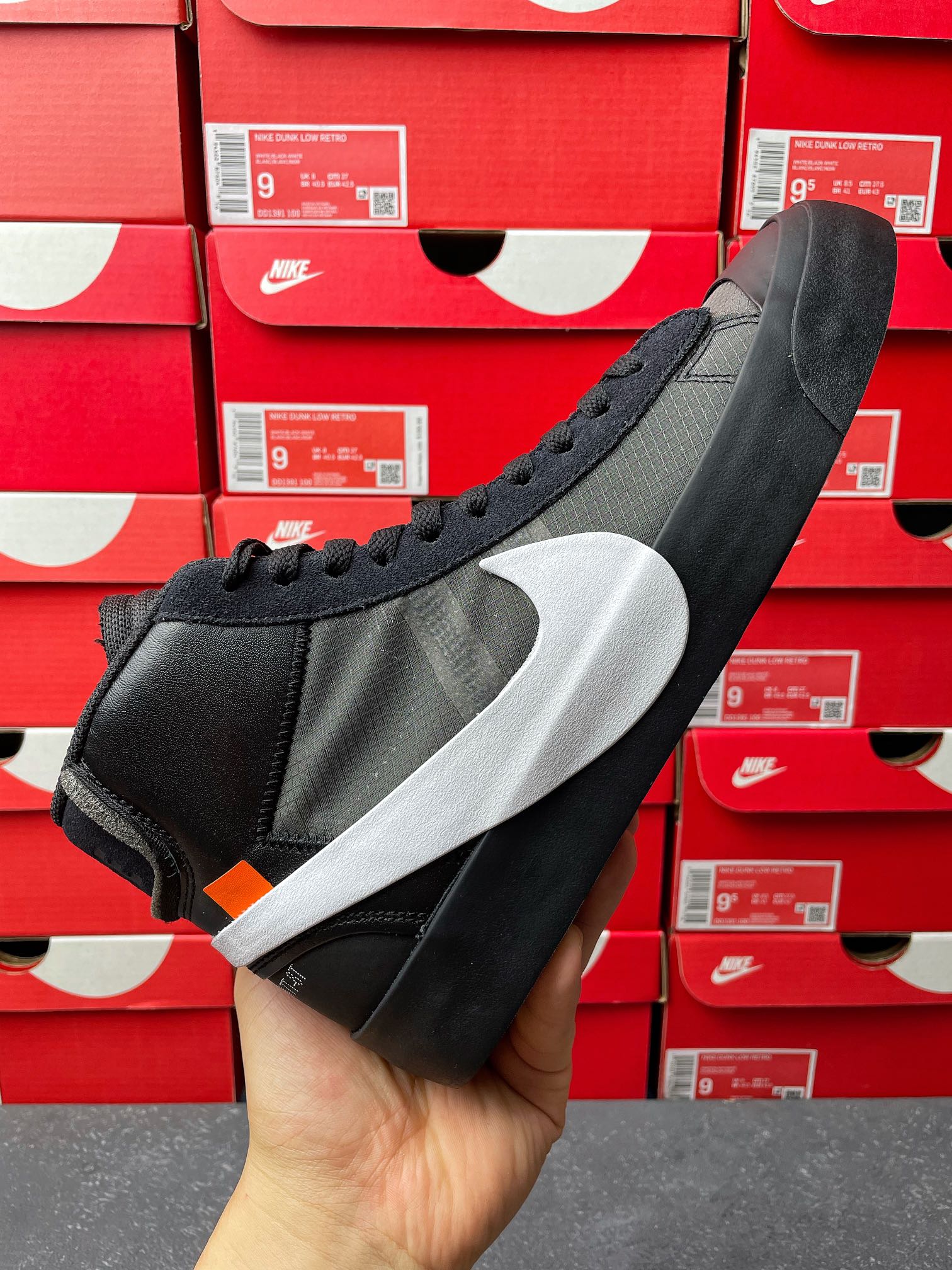 Top Batch-Off White × Blazer High “Grim Reaper”