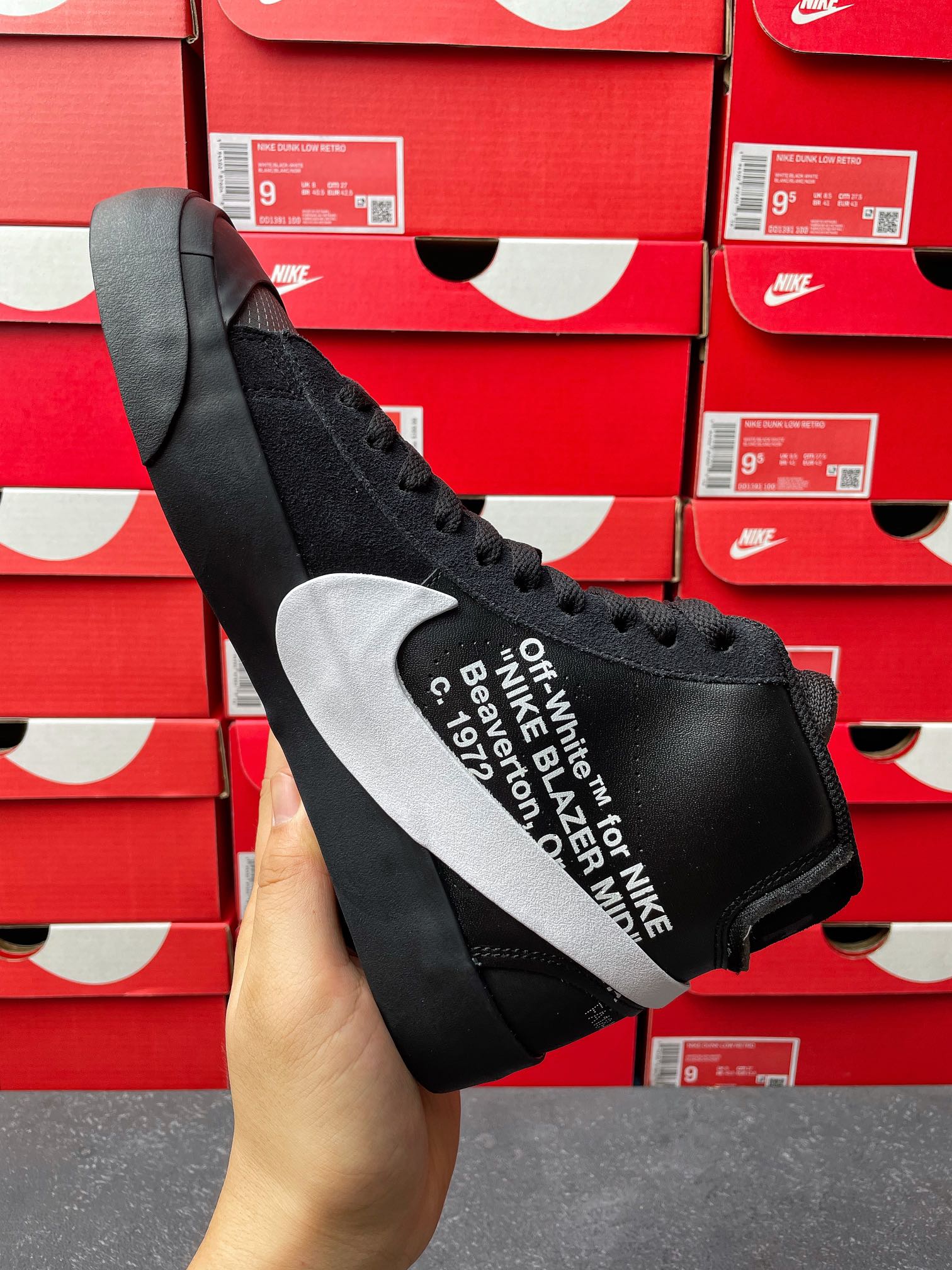 Top Batch-Off White × Blazer High “Grim Reaper”