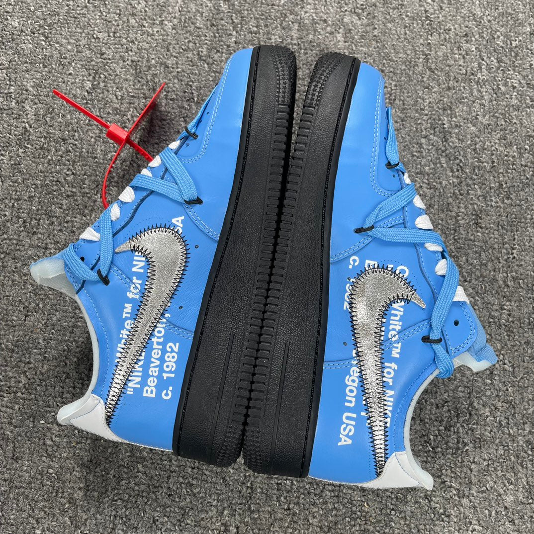 YH Batch-Off White × Air Force 1 “Blue”