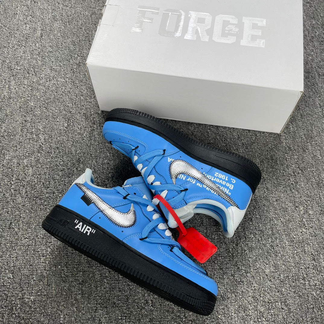 YH Batch-Off White × Air Force 1 “Blue”