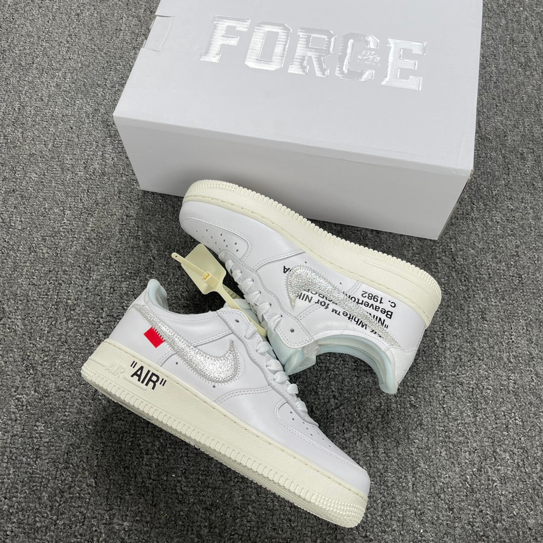 YH Batch-Off White × Air Force 1 “White Art Museum”