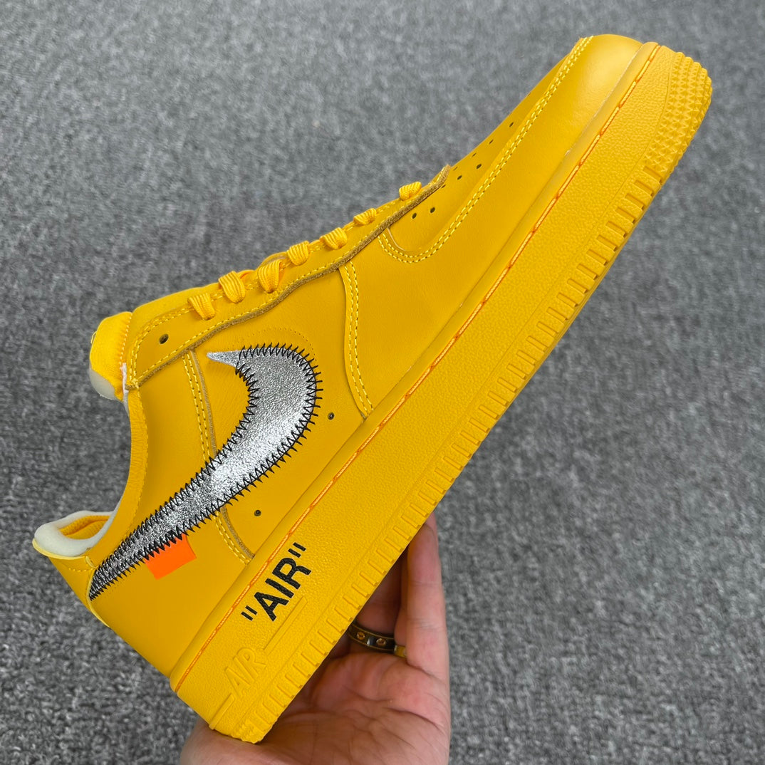 YH Batch-Off White × Air Force 1 “Yellow Art Museum”