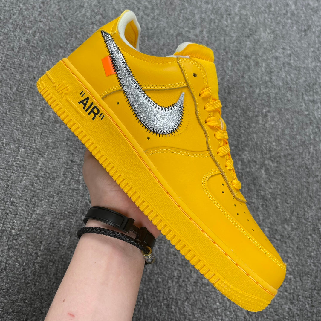 YH Batch-Off White × Air Force 1 “Yellow Art Museum”