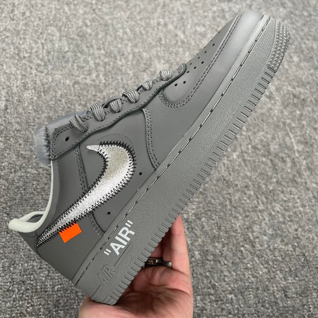 YH Batch-Off White × Air Force 1 “Grey Art Museum”