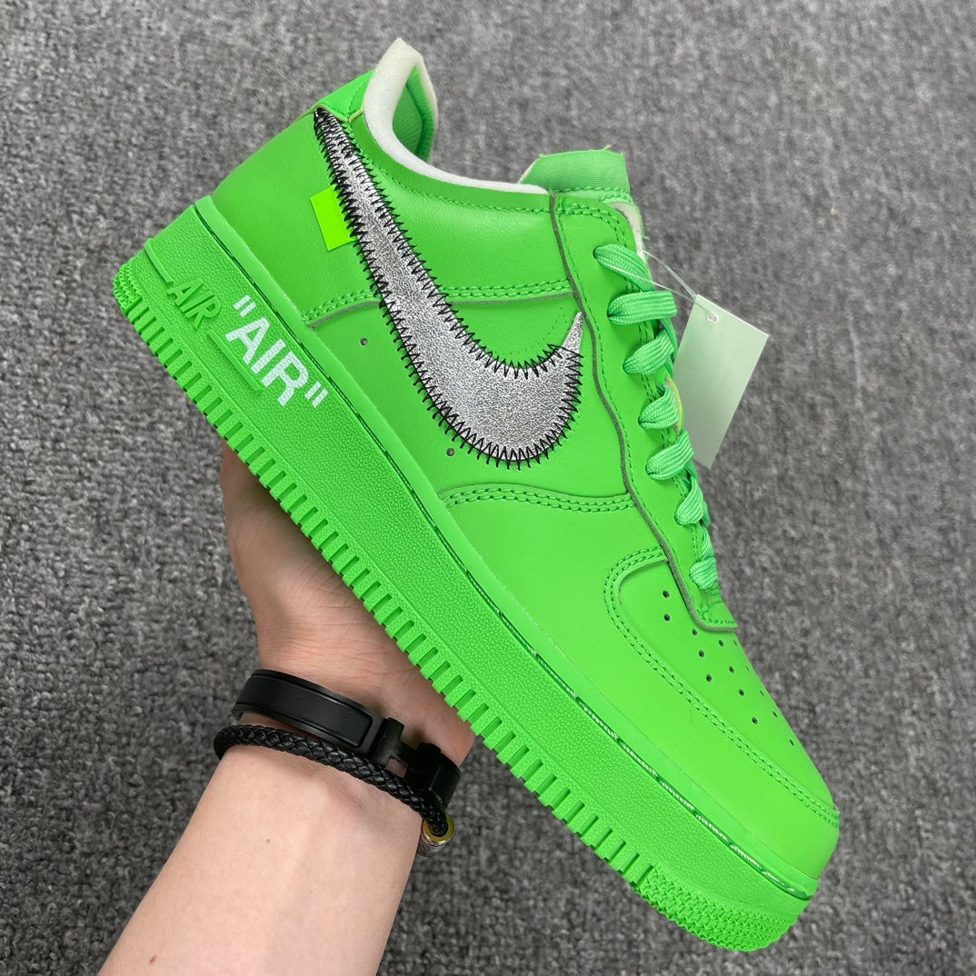 YH Batch-Off White × Air Force 1 “Green Art Museum”