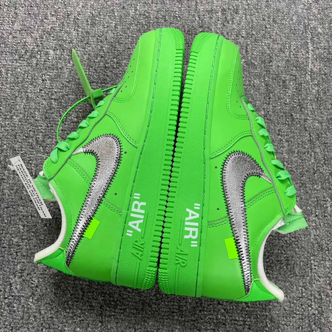 YH Batch-Off White × Air Force 1 “Green Art Museum”